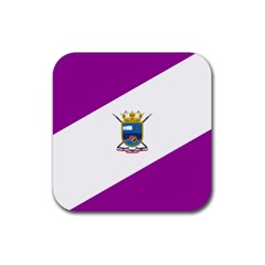 Flag Of Cabo De Hornos Rubber Coaster (square)  by abbeyz71
