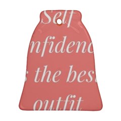Self Confidence  Bell Ornament (two Sides) by Abigailbarryart