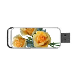 Roses Yellow Flowers Fragrant Portable Usb Flash (two Sides) by Pakrebo