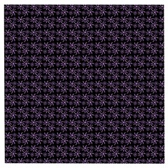 Lilac Firecracker Heart Pattern Wooden Puzzle Square by snowwhitegirl