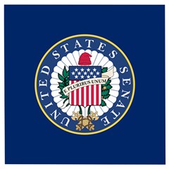 Flag Of The United States Senate Wooden Puzzle Square by abbeyz71