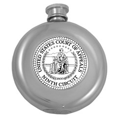 Seal Of United States Court Of Appeals For Ninth Circuit Round Hip Flask (5 Oz) by abbeyz71