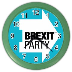 Logo Of Brexit Party Color Wall Clock by abbeyz71