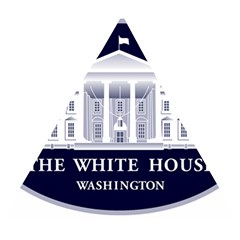 Logo Of The White House  Wooden Puzzle Triangle by abbeyz71
