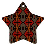 Seamless Digitally Created Tilable Abstract Pattern Ornament (Star) Front