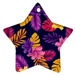 Tropical Pattern Ornament (Star) Front