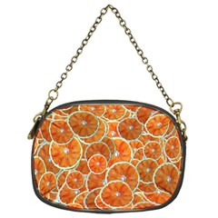 Oranges Background Texture Pattern Chain Purse (one Side) by Simbadda