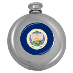 Flag Of United States Department Of Agriculture Round Hip Flask (5 Oz) by abbeyz71