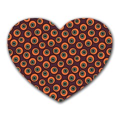 Abstract Seamless Pattern Graphic  Heart Mousepads by Vaneshart