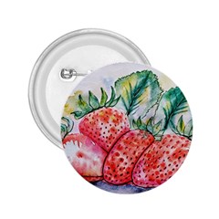 Strawberry Watercolor Figure 2 25  Buttons by Wegoenart