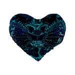 Zodiac Sign Astrology Horoscope Standard 16  Premium Heart Shape Cushions Front