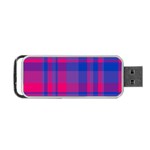 Bisexual plaid Portable USB Flash (Two Sides) Back