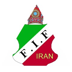 Iran Football Federation Pre 1979 Wooden Puzzle Triangle by abbeyz71