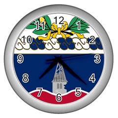 Coat Of Arms Of United States Army 142nd Infantry Regiment Wall Clock (silver) by abbeyz71