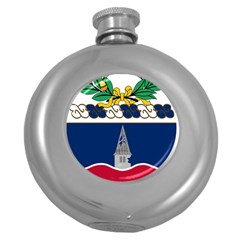 Coat Of Arms Of United States Army 142nd Infantry Regiment Round Hip Flask (5 Oz) by abbeyz71