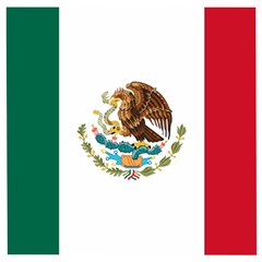 Flag Of Mexico Wooden Puzzle Square by abbeyz71