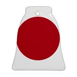 Flag of Japan Bell Ornament (Two Sides) Front