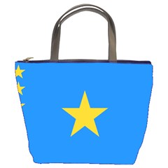 Flag Of The Democratic Republic Of The Congo, 2003-2006 Bucket Bag by abbeyz71