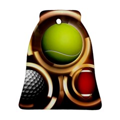Sport Ball Tennis Golf Football Ornament (bell) by HermanTelo