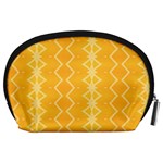Pattern Yellow Accessory Pouch (Large) Back