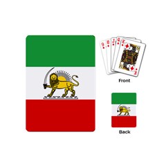 State Flag Of The Imperial State Of Iran, 1907-1979 Playing Cards Single Design (mini) by abbeyz71