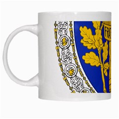 Coat Of Arms Of The French Republic, 1905-1953 White Mugs by abbeyz71