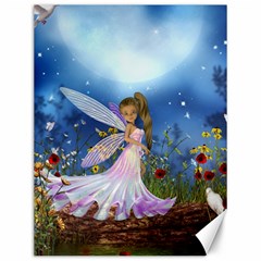 Little Fairy In The Night Canvas 12  X 16  by FantasyWorld7