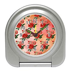 Pattern Flower Paper Travel Alarm Clock by HermanTelo