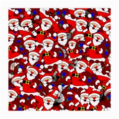 Nicholas Santa Christmas Pattern Medium Glasses Cloth (2 Sides) by Wegoenart
