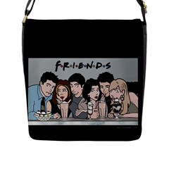 Friends Bag Flap Closure Messenger Bag (l) by popmashup