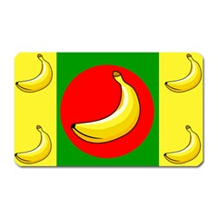 Banana Republic Flags Yellow Red Magnet (rectangular) by HermanTelo