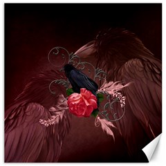 Wonderful Crow Canvas 20  X 20  by FantasyWorld7
