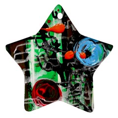 Dots And Stripes 1 1 Ornament (star) by bestdesignintheworld