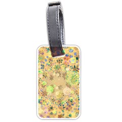 Flowers Color Colorful Watercolour Luggage Tag (one Side) by HermanTelo