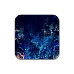  Coral Reef Rubber Square Coaster (4 Pack)  by CKArtCreations