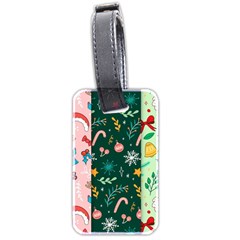 Hand Drawn Christmas Pattern Collection Luggage Tag (two Sides) by Vaneshart