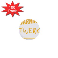 Twerking T-shirt Best Dancer Lovers & Twirken Twerken Gift | Booty Shake Dance Twerken Present | Twerkin Shirt Twerking Tee 1  Mini Buttons (100 Pack)  by reckmeck