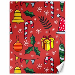Colorful Funny Christmas Pattern Canvas 12  X 16  by Vaneshart