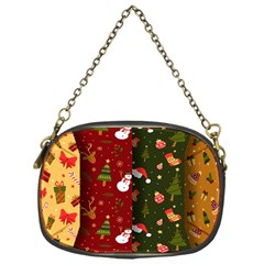 Hand Drawn Christmas Pattern Collection Chain Purse (one Side) by Vaneshart