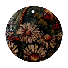 Old Embroidery 1 1 Ornament (round) by bestdesignintheworld