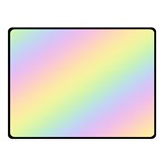 Pastel Goth Rainbow  Fleece Blanket (Small) 50 x40  Blanket Front