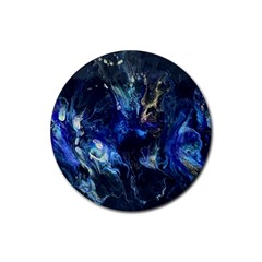 Somewhere In Space Rubber Round Coaster (4 Pack)  by CKArtCreations