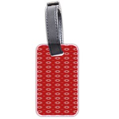 Red Kalider Luggage Tag (two Sides) by Sparkle