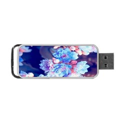 Flowers Portable Usb Flash (one Side) by Sparkle