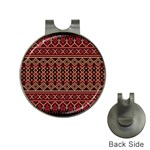 Illustration Ukrainian Folk Seamless Pattern Ornament Hat Clips with Golf Markers Front