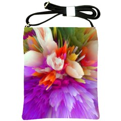 Poppy Flower Shoulder Sling Bag by Sparkle