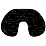 Abstract Math Pattern Travel Neck Pillow Back