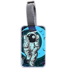 Astronaut Full Color Luggage Tag (two Sides) by Vaneshart