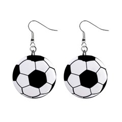 Soccer Lovers Gift Mini Button Earrings by ChezDeesTees