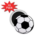 Soccer Lovers Gift 1.75  Magnets (10 pack)  Front